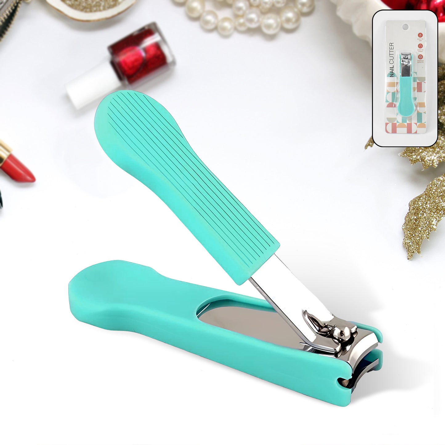 Nail Clippers Adult Nail Clippers Plastic  Big Nail Clippers (1 Pc) - Happy Price - Image 2