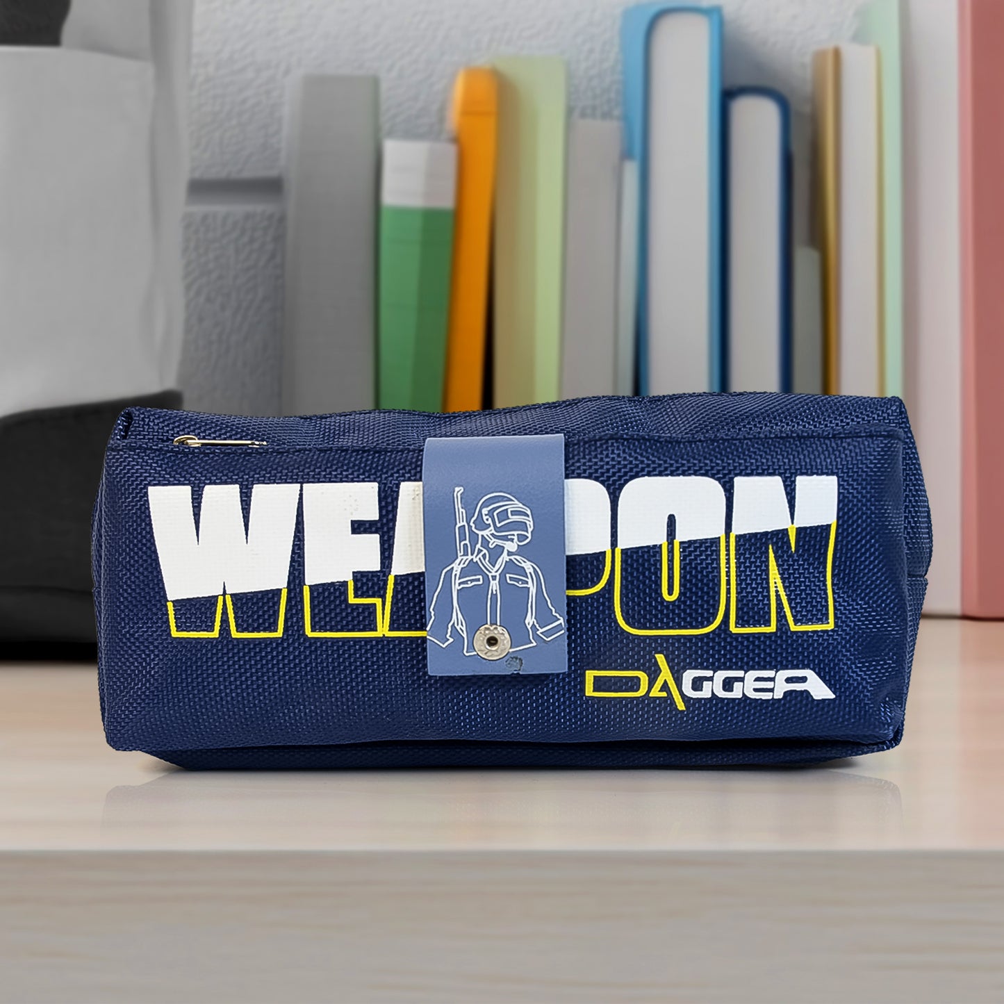 Pencil Pouch With Zipper 1 Pc  2 Compartment) - Happy Price - Image 2