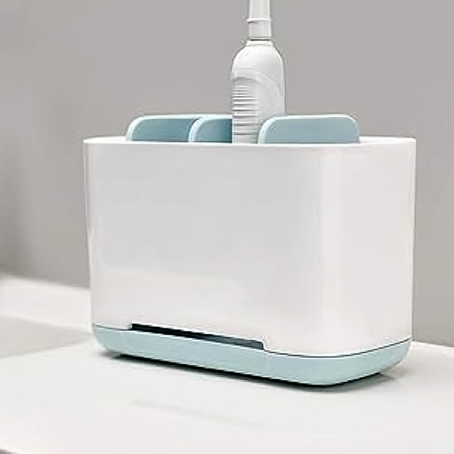 6 Compartment Multi Purpose Organizer Toothbrush Holder Stand Plastic Caddy (1 Pc) - Happy Price - Image 4