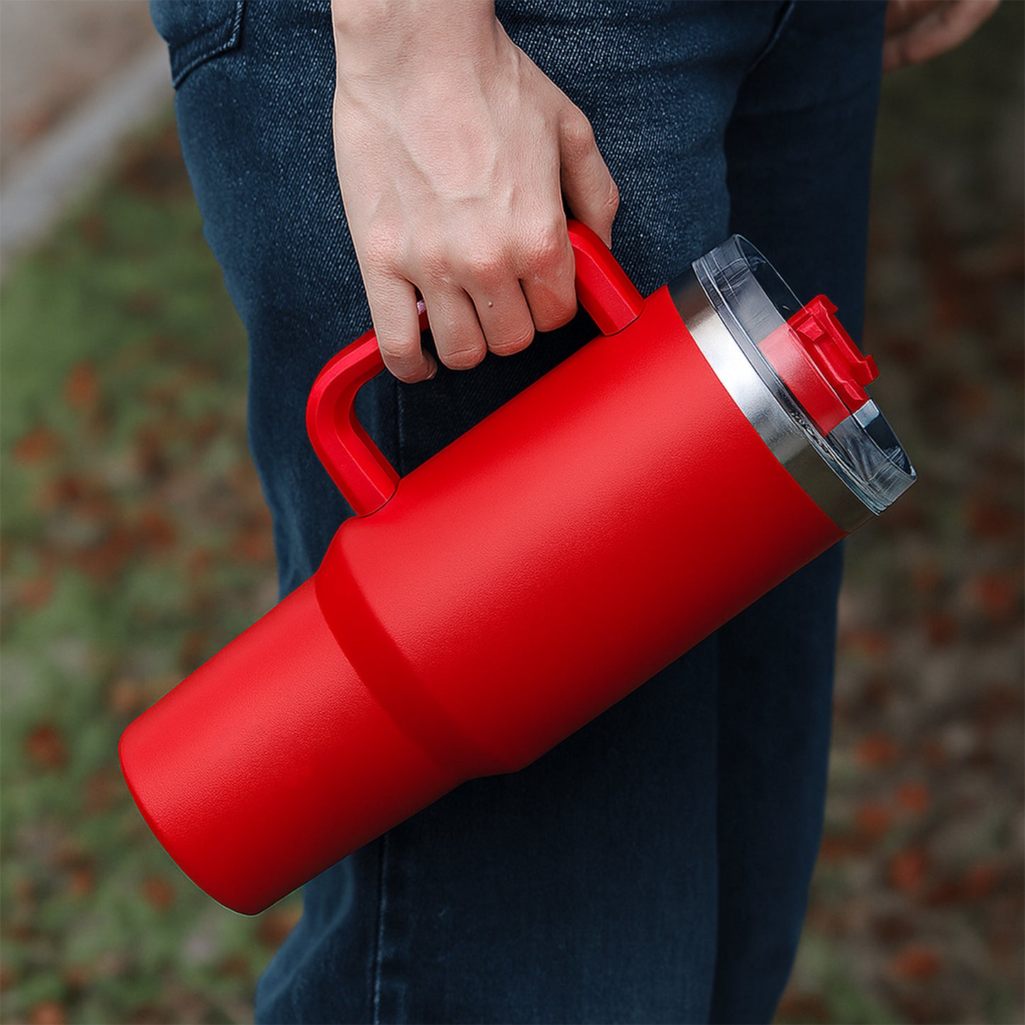 Extra Large Insulated Travel Mug (1200ml - 1 Pc) - Happy Price - Image 3