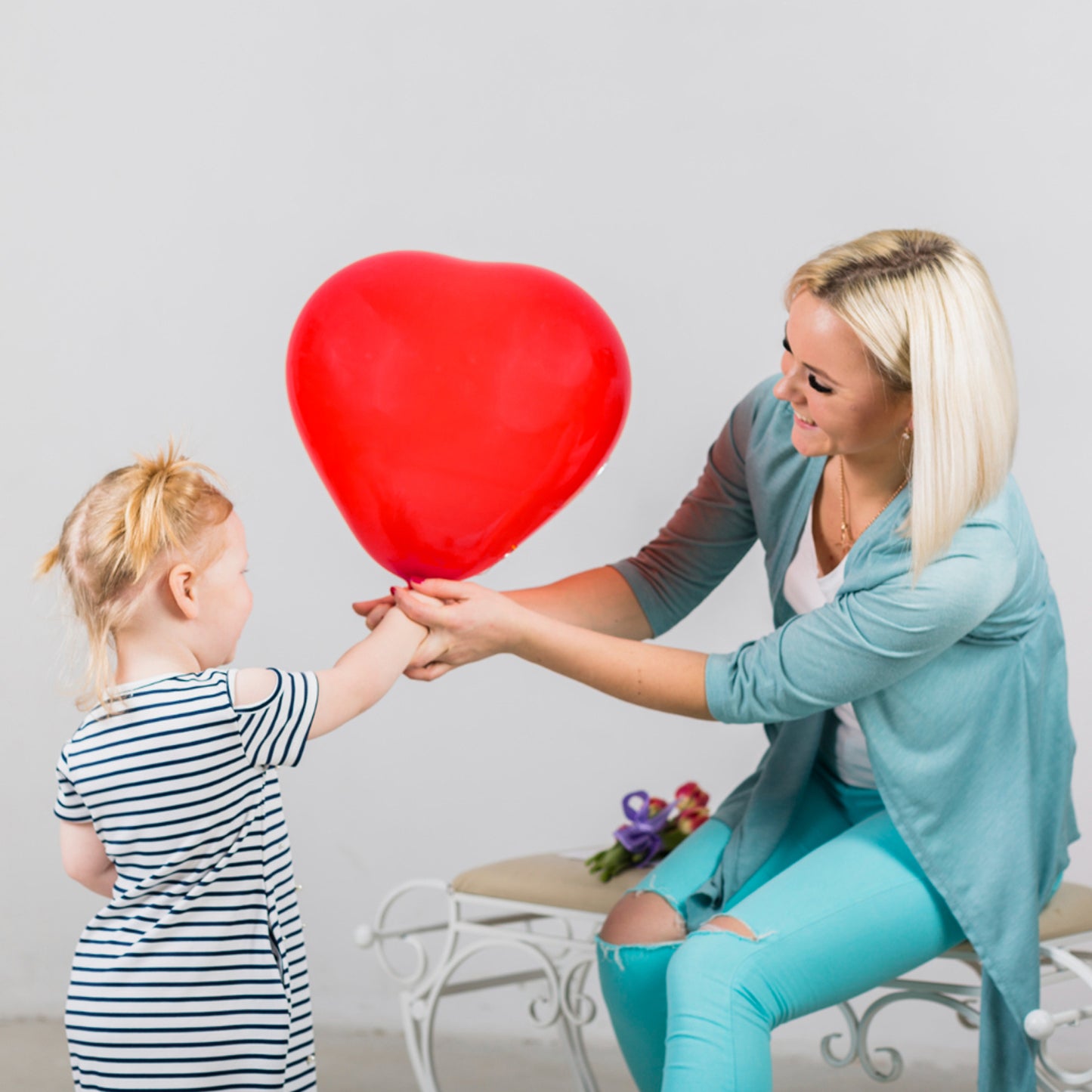 Heart Shaped Latex Balloon (1 Pc) - Assorted Colors for Party Decor - Happy Price - Image 5