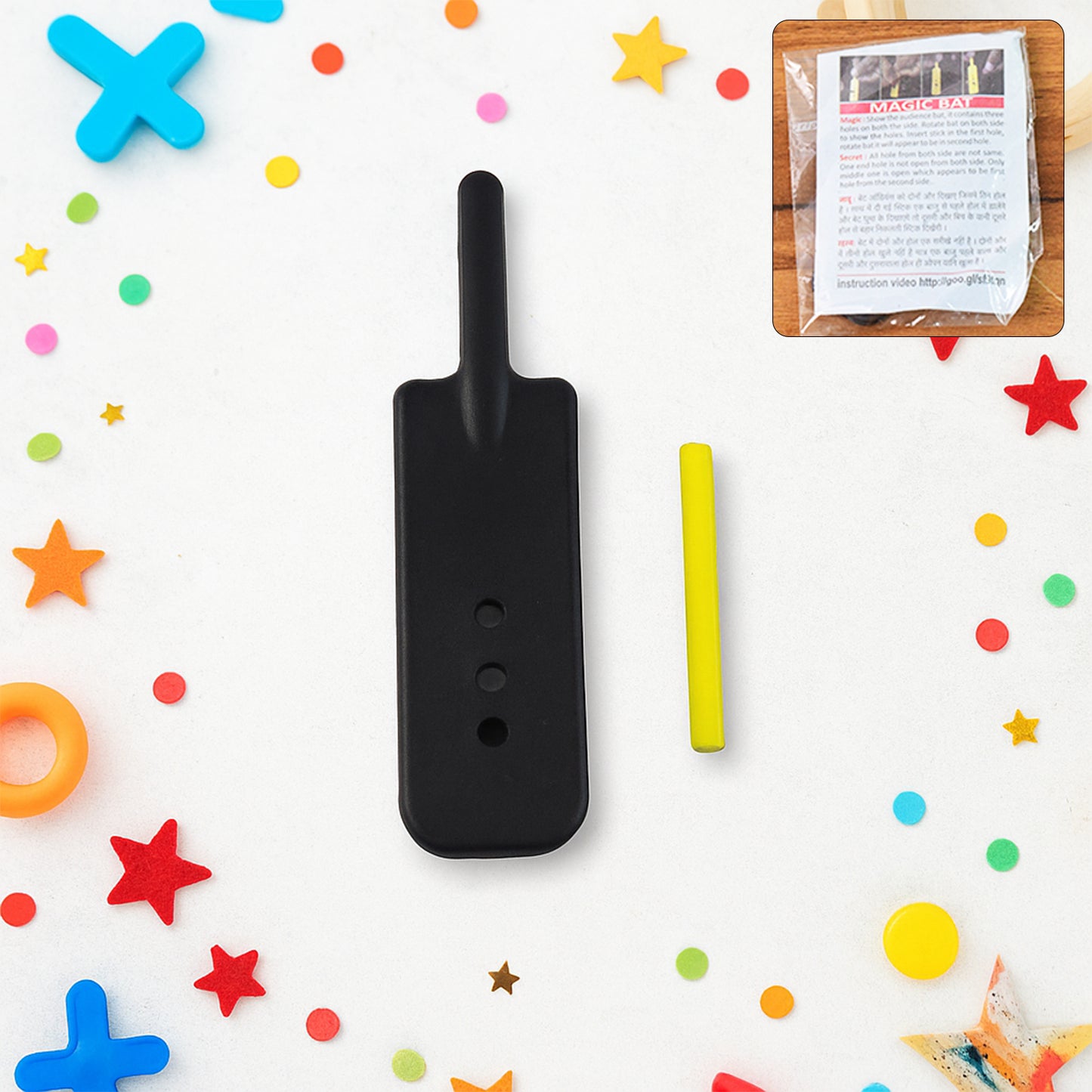 1 Magic Bat Toy  Fun Trick Bat With 1 Stick For Kids - Happy Price - Image 3