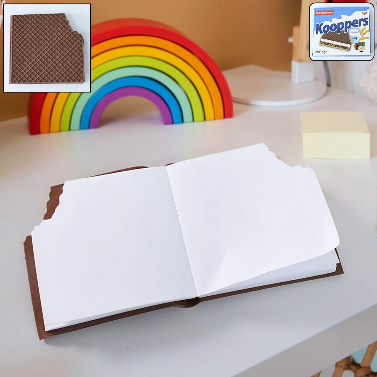 Chocolate Dairy Notebooks Original Chocolate Smell  Writing Practice Book Early Learning Copybook Premium Chocolate Book ( 1pc Book ) - Happy Price - Image 2