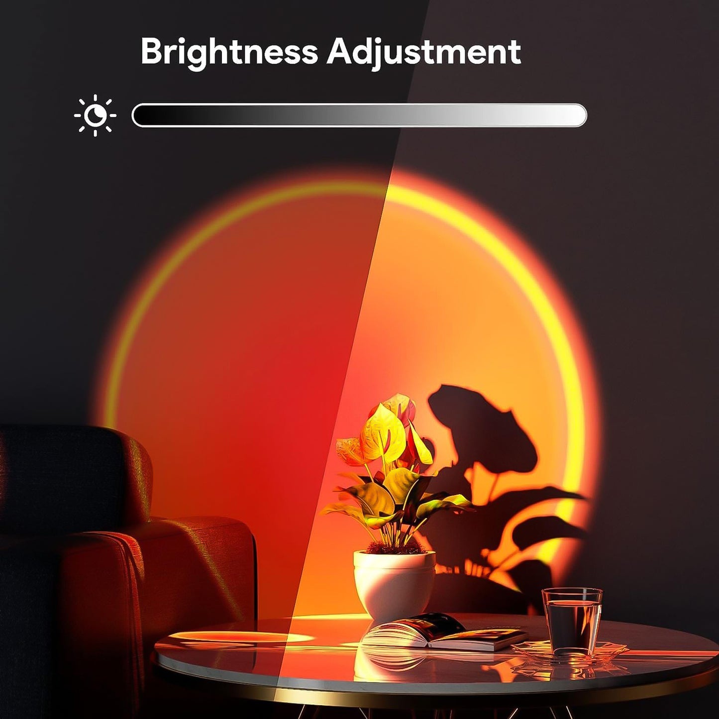 4 Colors Sunset Lamp Sunset Projection Lamp Led Night Lights - Happy Price - Image 7