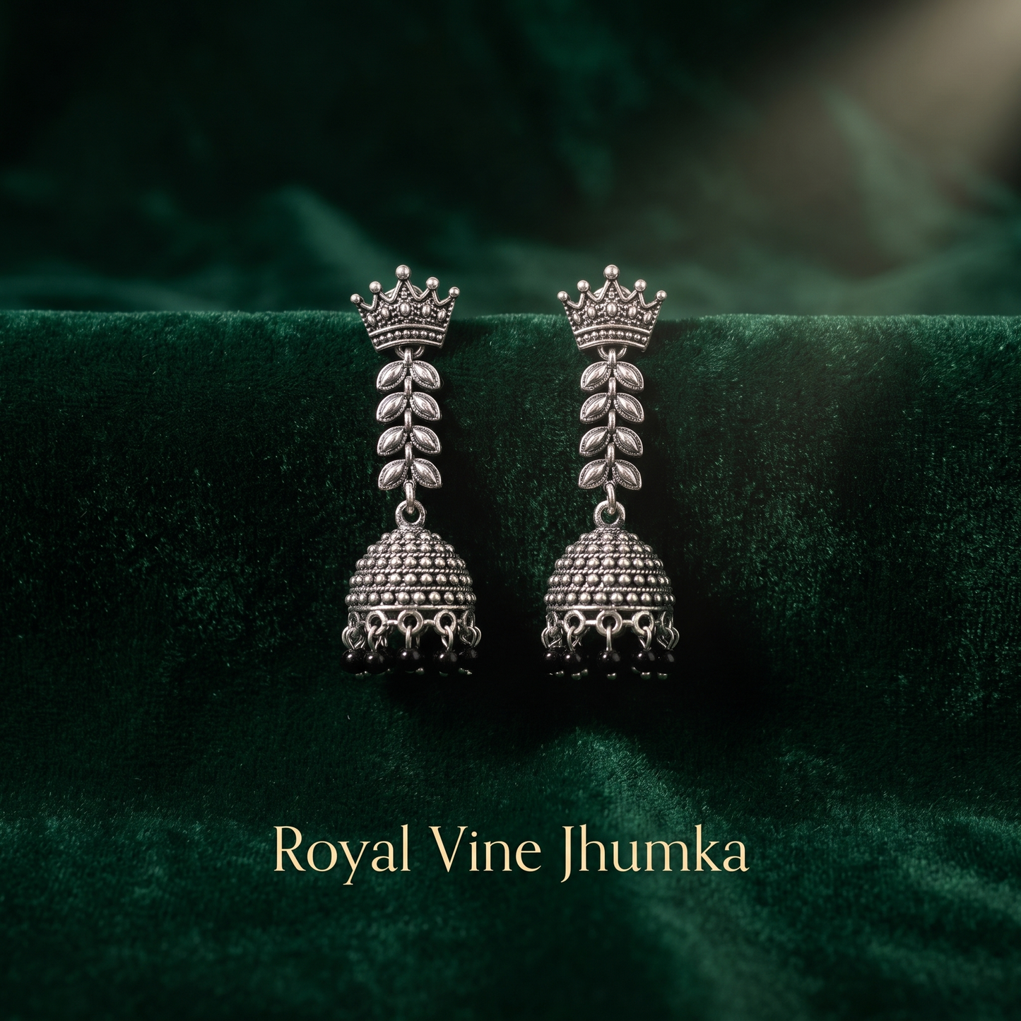 Happy Price Antique Oxidised Silver Jhumka Earrings Combo for Women - Set of 6 Traditional South Indian Style Danglers, Boho Tribal Jewellery, Gift for Her