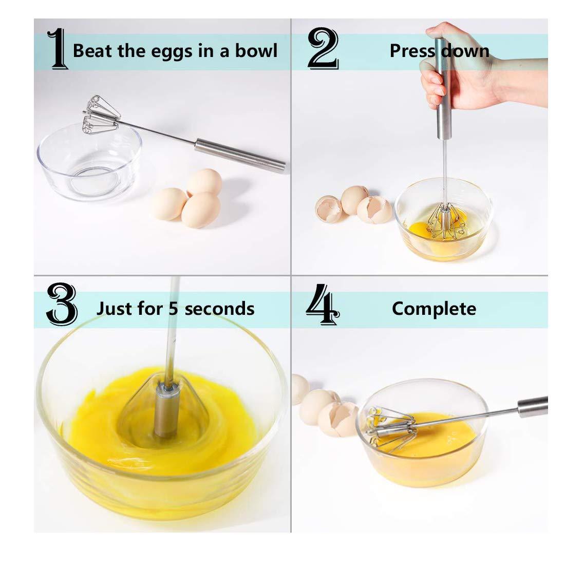 Stainless Steel Manual Mixi Hand Blender - Happy Price - Image 3