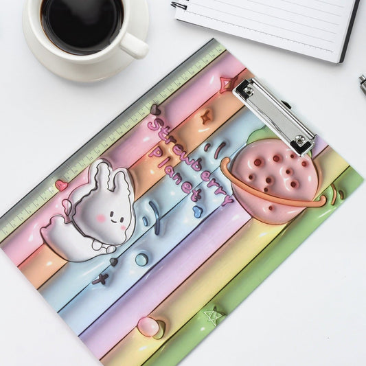 Wooden Paper Clipboard Writing Pad With Clip (1 Pc  3122 Cm) - Happy Price - Image 1