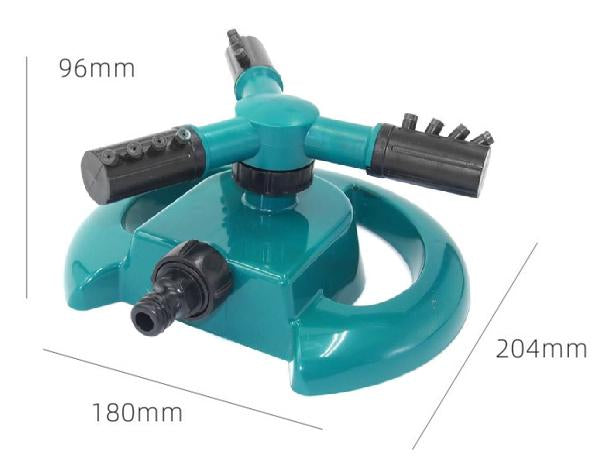 3 Arm 360 Sector Rotating Water Sprinkler Garden Pipe Hose Irrigation Yard - Happy Price - Image 6