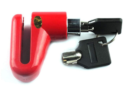 Wheel Padlock Disc Lock Security For Motorcycles Scooters Bikes - Happy Price - Image 1