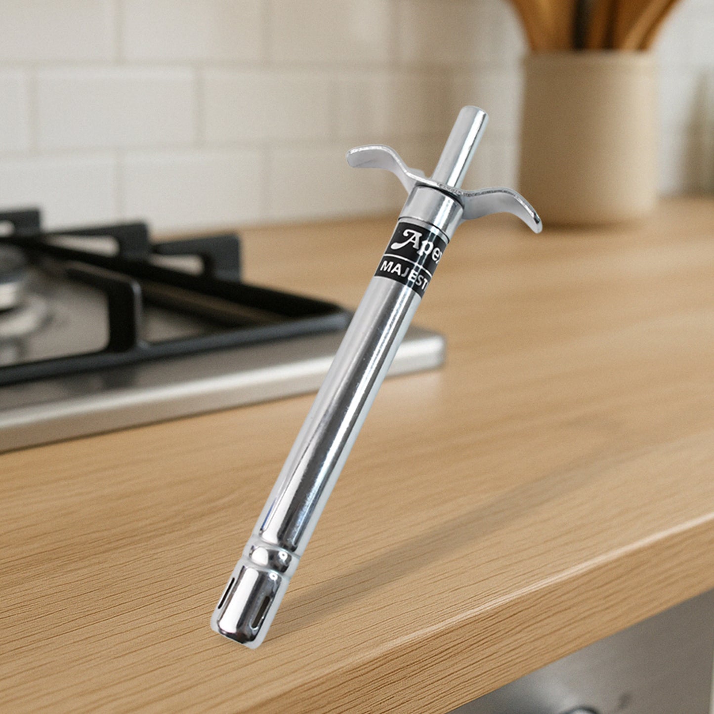 Apex Majestic Stainless Steel Gas Lighter - Happy Price - Image 5