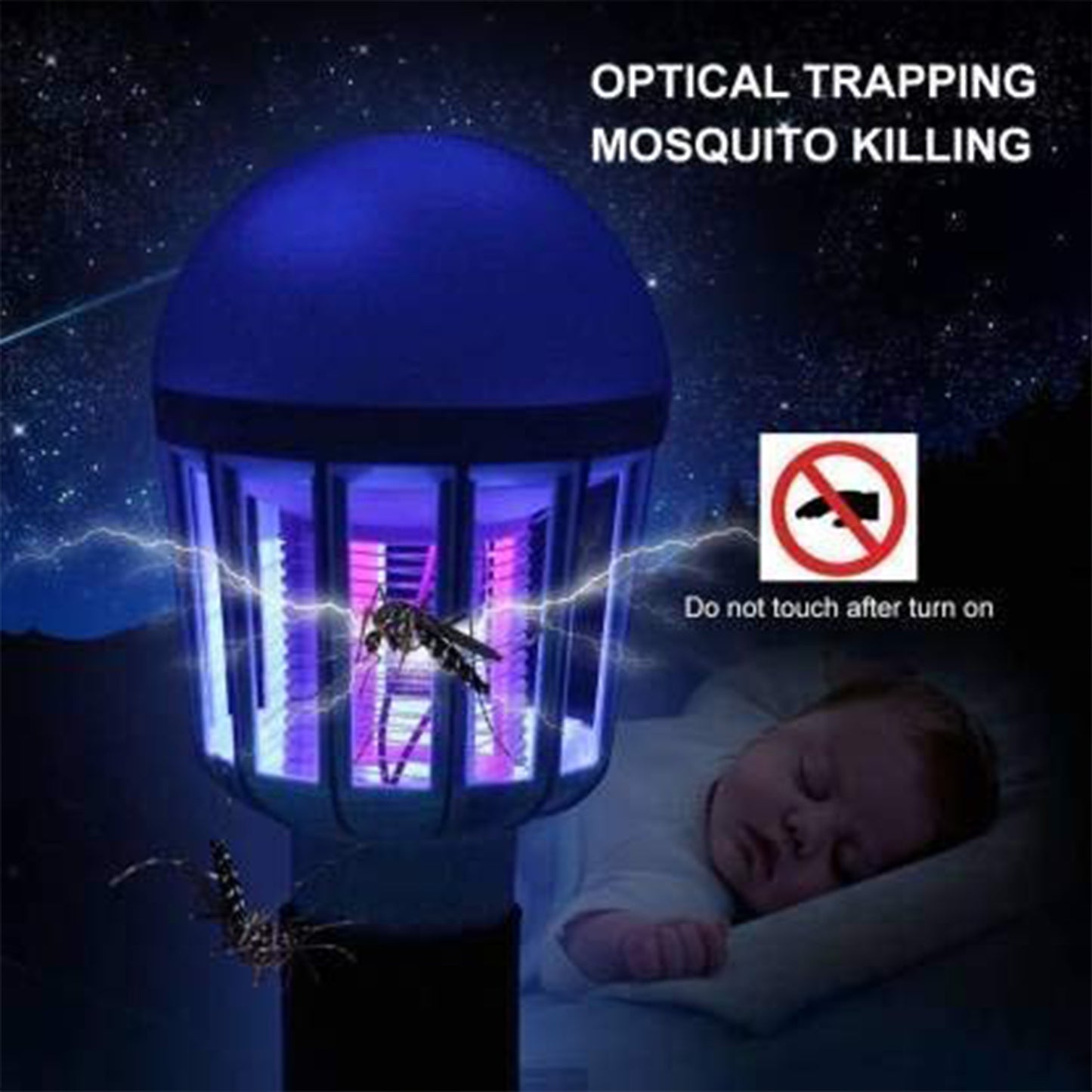 12W/15W LED Mosquito Killer Bulb with E27 Base