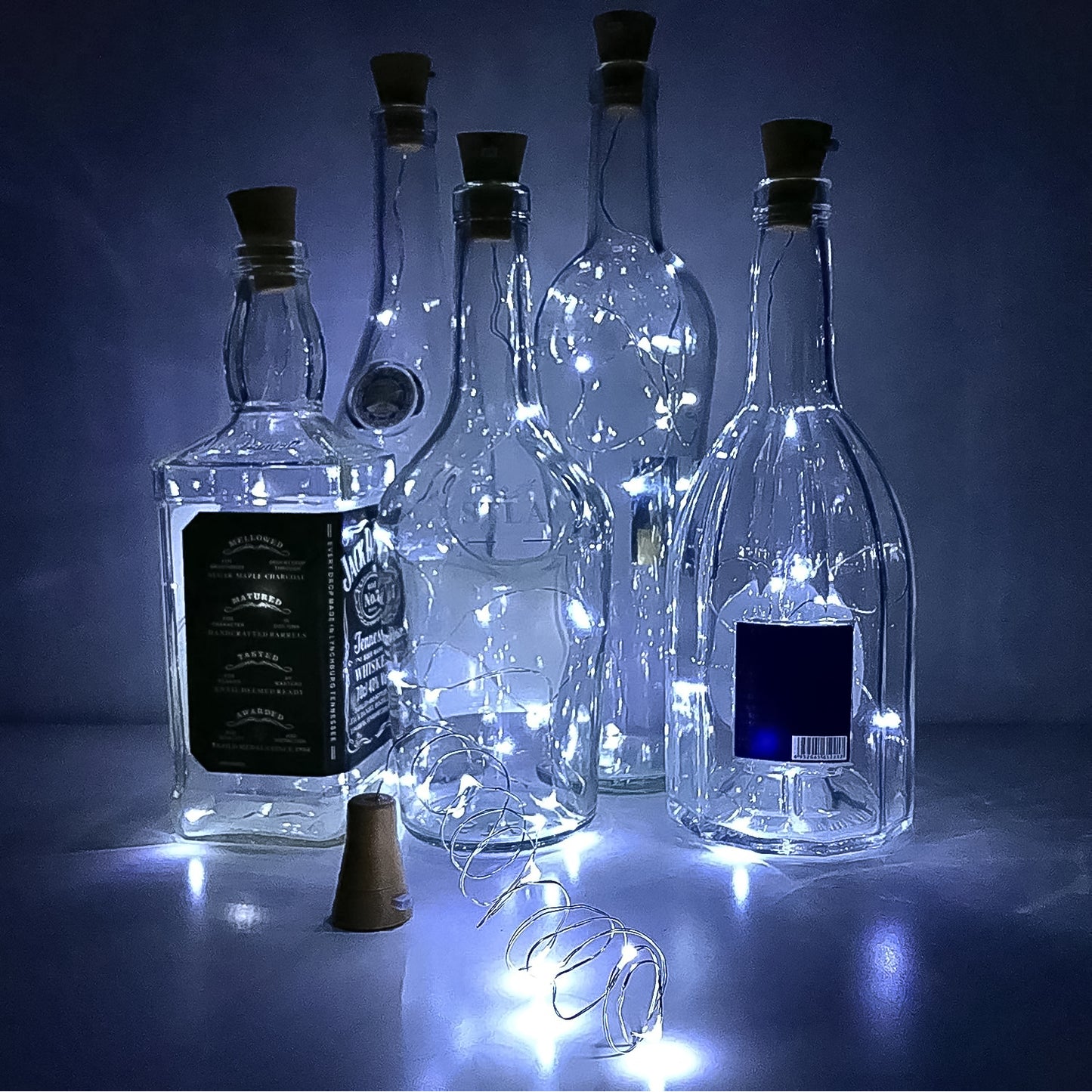 Copper Wire Cork String Lights - 2M Battery Operated White LEDs (1 Pc) - Happy Price - Image 5
