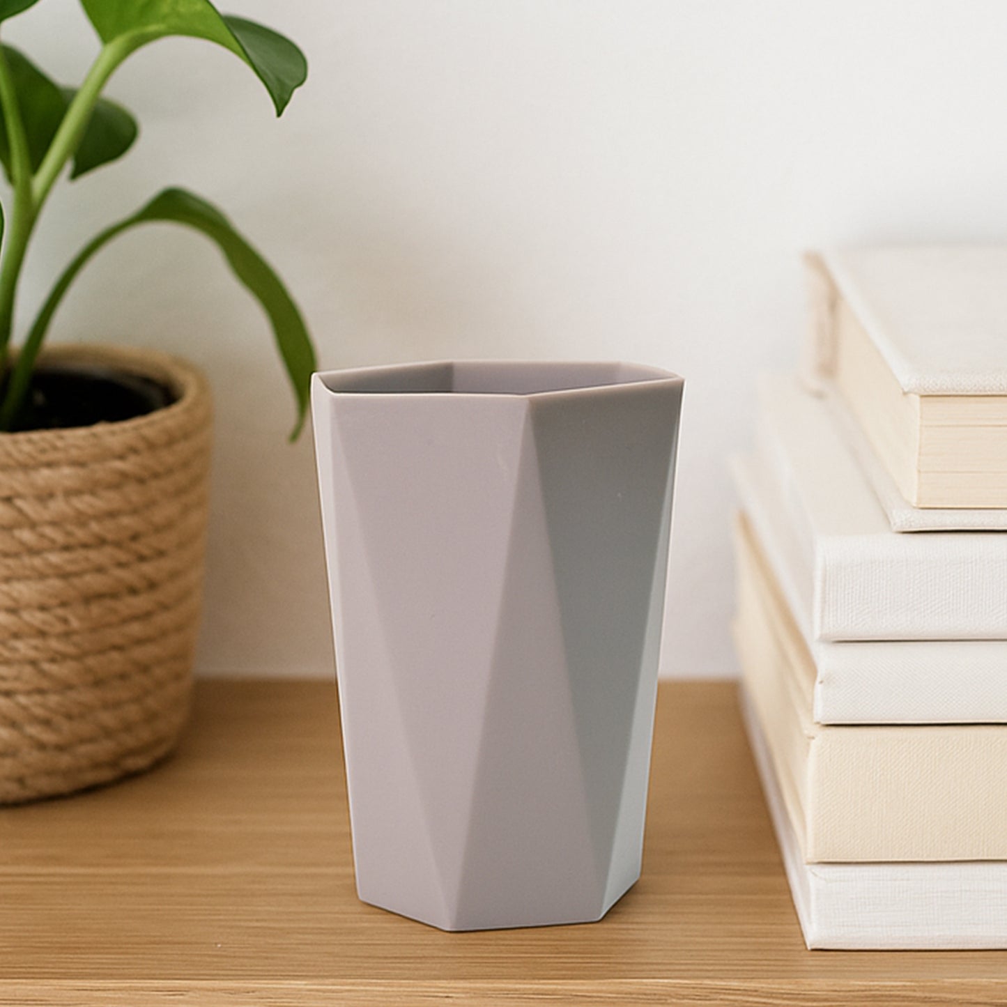 Hexagon Shape Small Plastic Drinking Glass (1 Pc) - Happy Price - Image 3