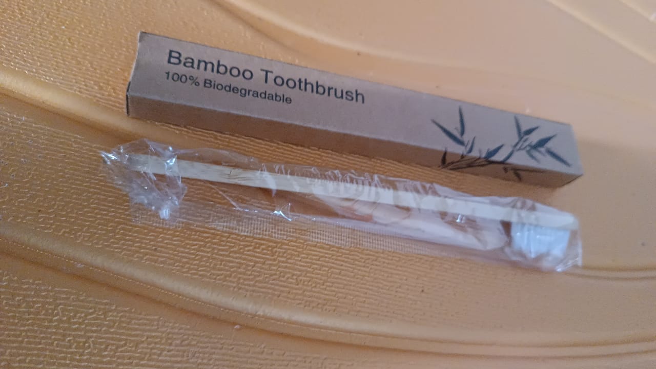 Wooden  Bamboo Brush Toothbrush Ultra Soft Bristles (1 Pc) - Happy Price - Image 7