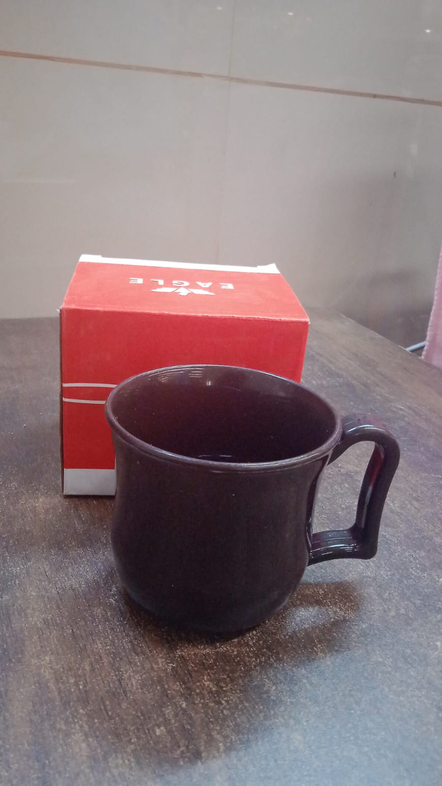 Premium Plastic Coffee  Tea Cups  Mug With Handle (1 Pc  With Color Box  Black) - Happy Price - Image 7