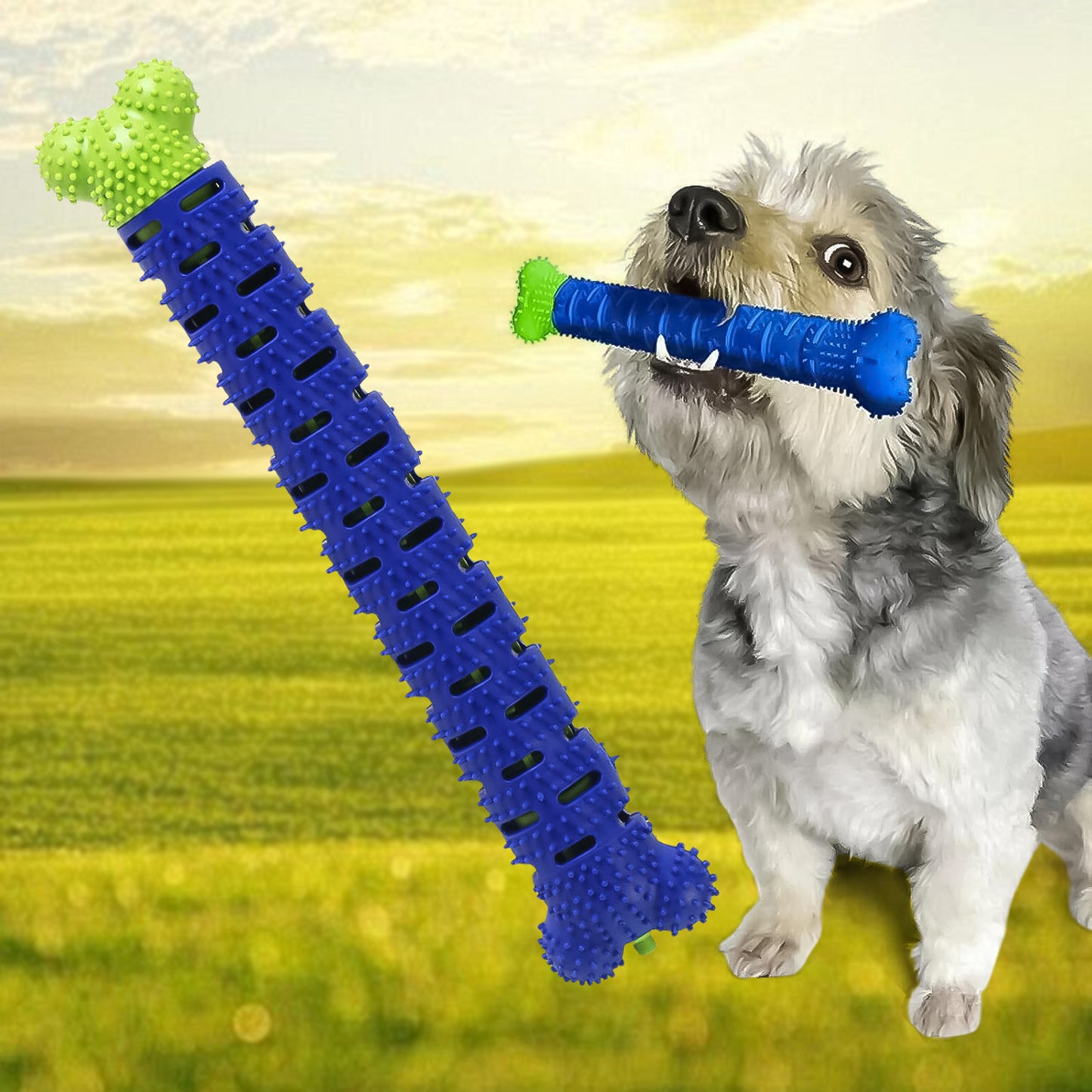 Dog Tooth Brush Puppy Chew Toothbrush Stick Teeth Cleaning Dental Toys (1 Pc) - Happy Price - Image 2