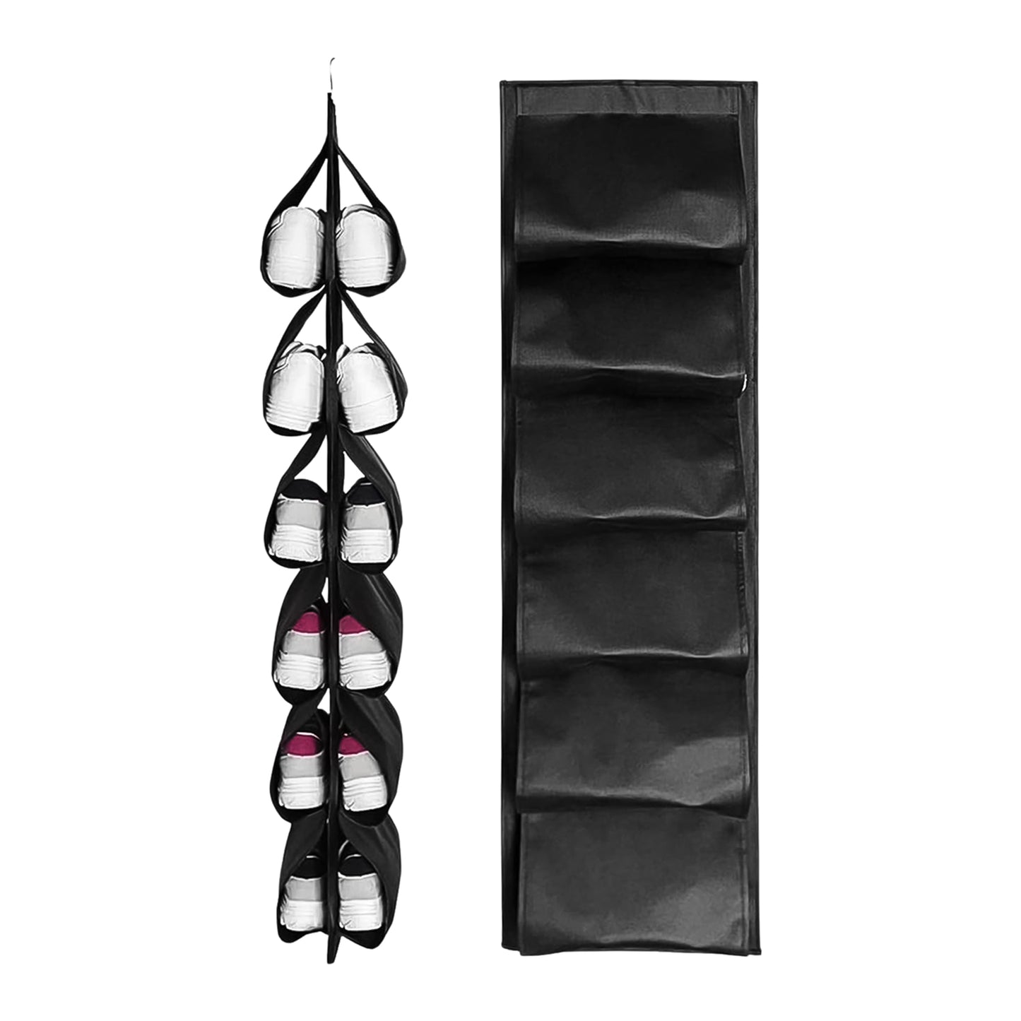 12 Grids Hanging Storage Bag (1 Pc  12 Pocket  Mix Color) - Happy Price - Image 4
