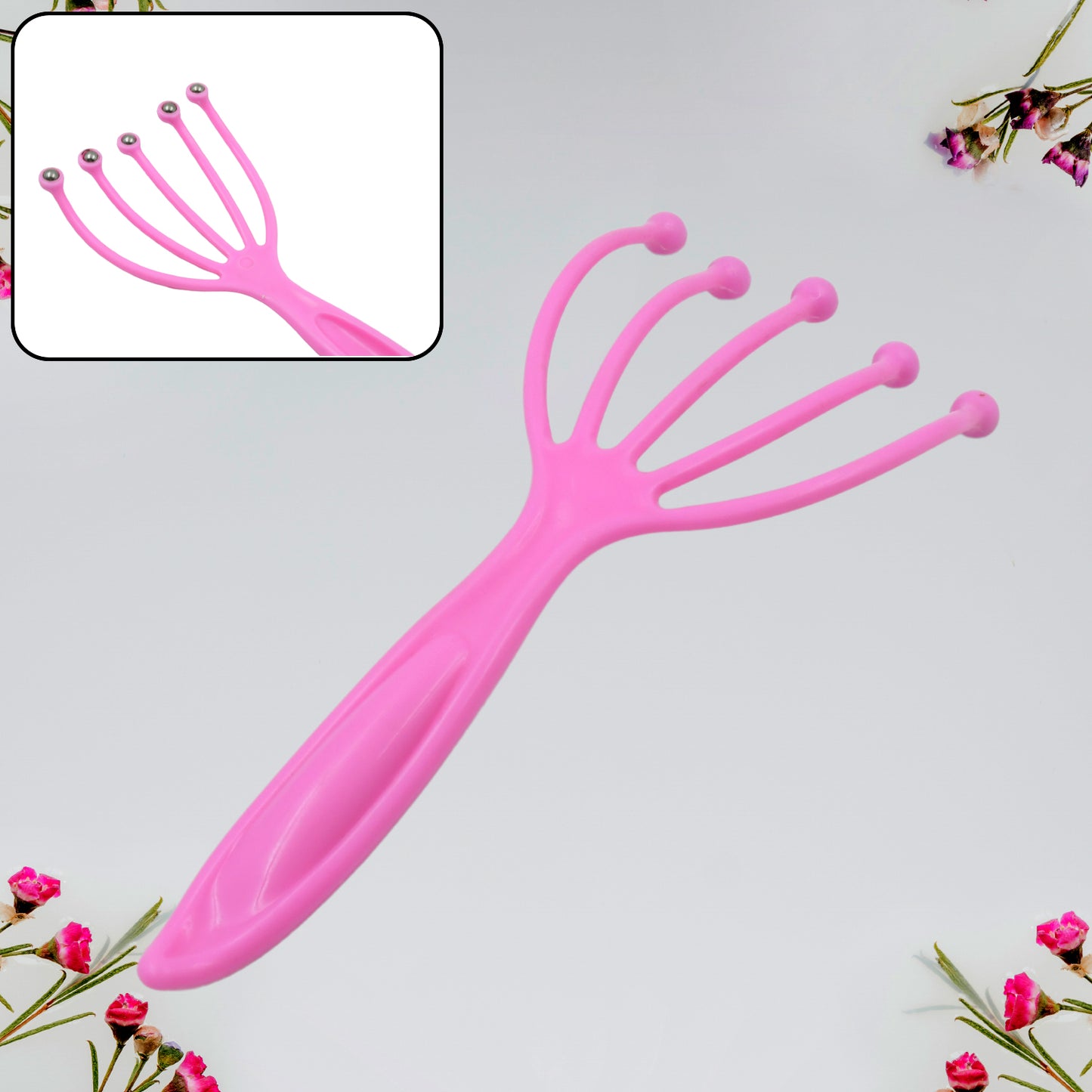 Scalp Massager Handheld Portable Head Massager Deep Relax And Pressure Relief In Office Household And Tour  Fathers Day And Mothers Day Gifts For Home Relaxation (1 Pc ) - Happy Price - Image 5