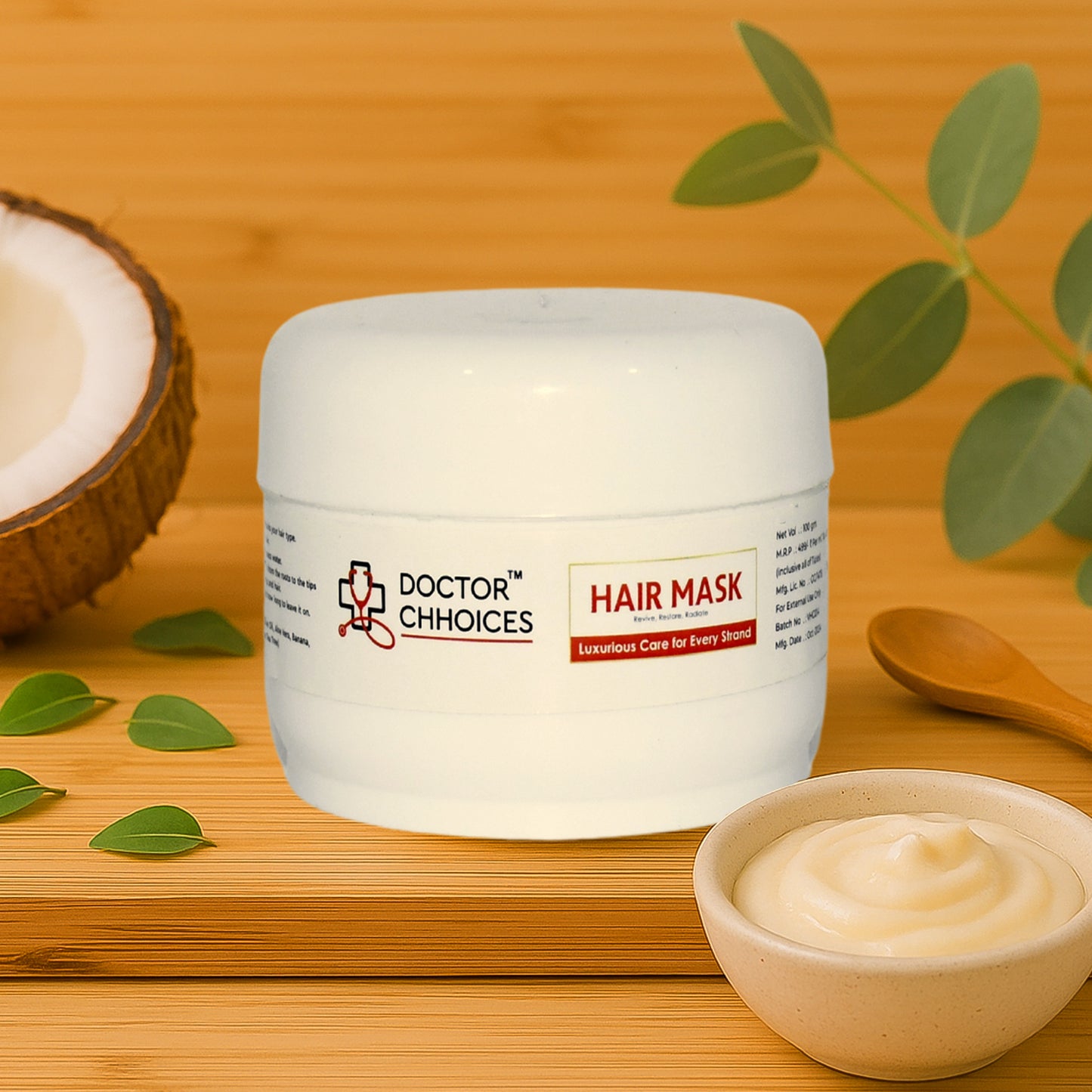 Doctor Chhoices Nourishing Hair Mask 100g for Dry & Frizzy Hair (1 Pc)