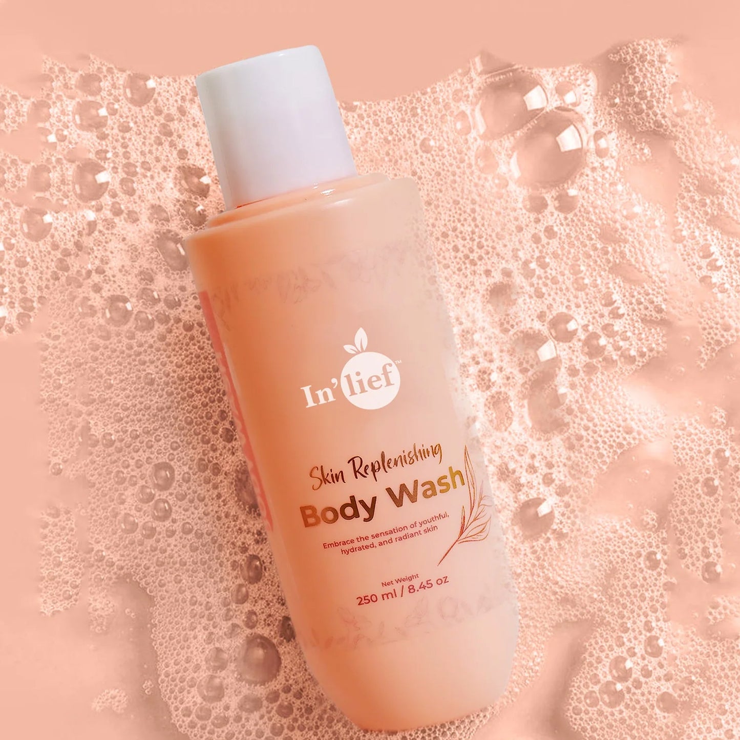 Inlief Nourishing  Hydrating Skin Replenishing Body Wash (250 Ml) - Happy Price - Image 4