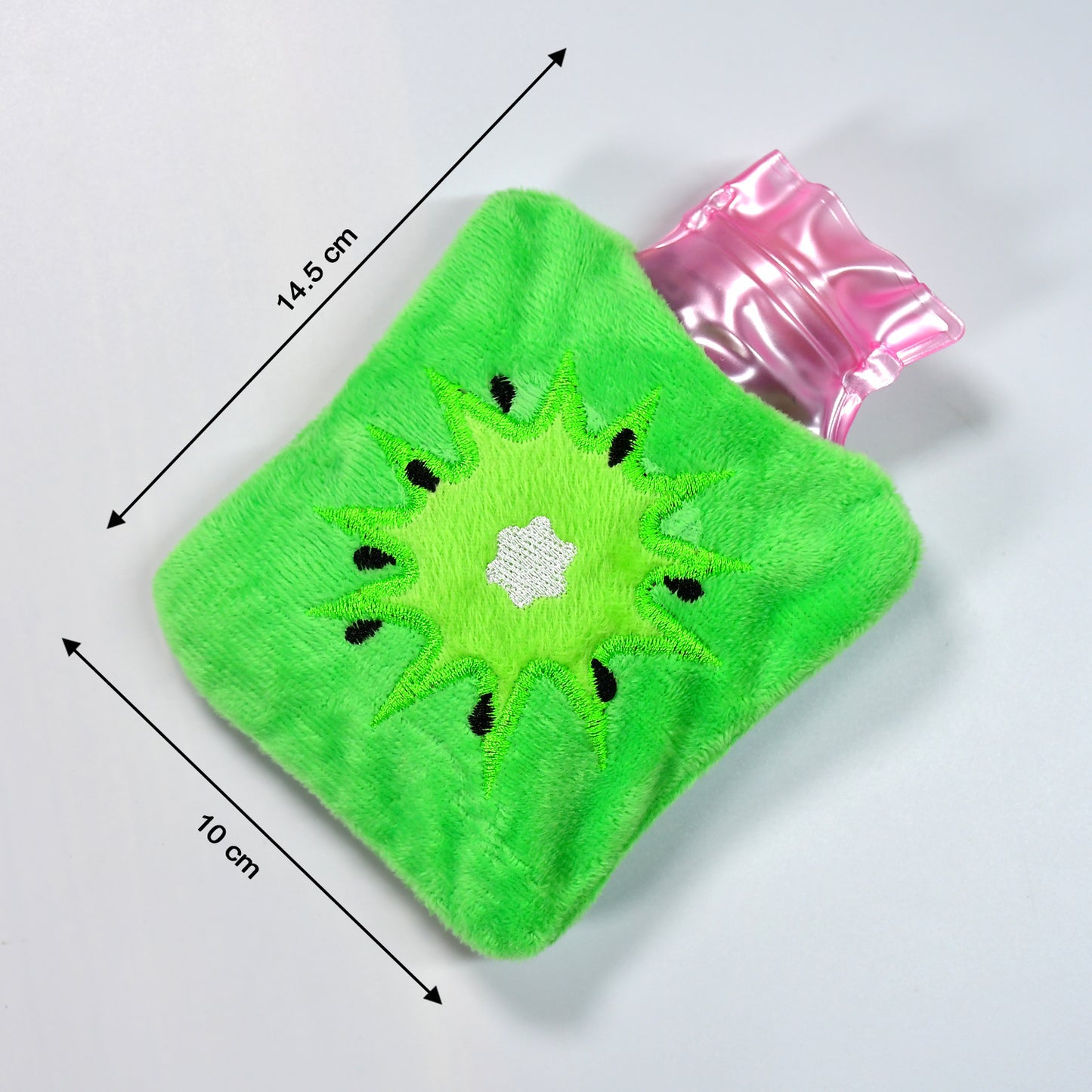 Green Sun Small Hot Water Bag With Cover For Pain Relief Neck Shoulder Pain And Hand Feet Warmer Menstrual Cramps. - Happy Price - Image 3