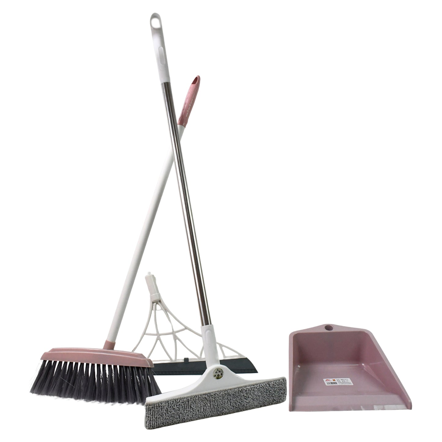 Dustpan Kitchen Wiper Window Cleaning Squeegee Tool  Broom Brush (4 Pcs Combo) - Happy Price - Image 4