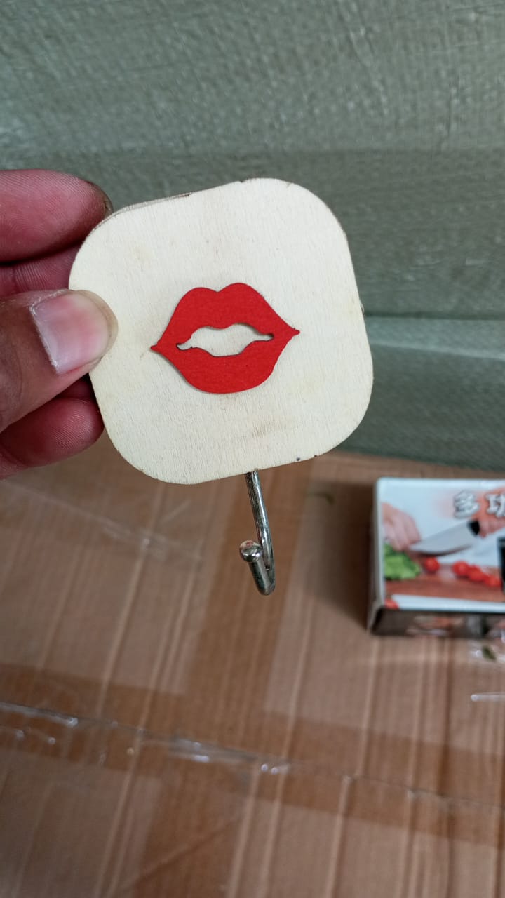 17871 Wooden Cartoon Hook Wall Hanging Hooks Wall Storage Hook Wall Mounted Hat Hooks Wall Coat Hooks Hanger Backpack Hook Clothes Hook Office Towel Hook Clothing Iron (1 Pc) - Happy Price - Image 6