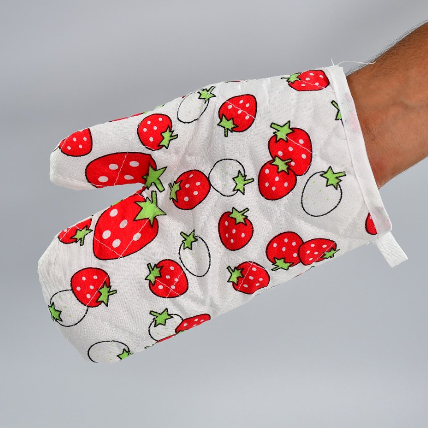 Designer Multicoloured Oven Mitt And Pot Holder - Happy Price - Image 2