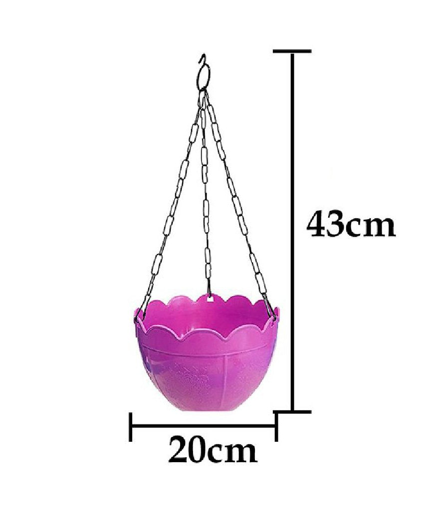 Flower Pot Plant With Hanging Chain For Houseplants Garden Balcony Decoration - Happy Price - Image 3