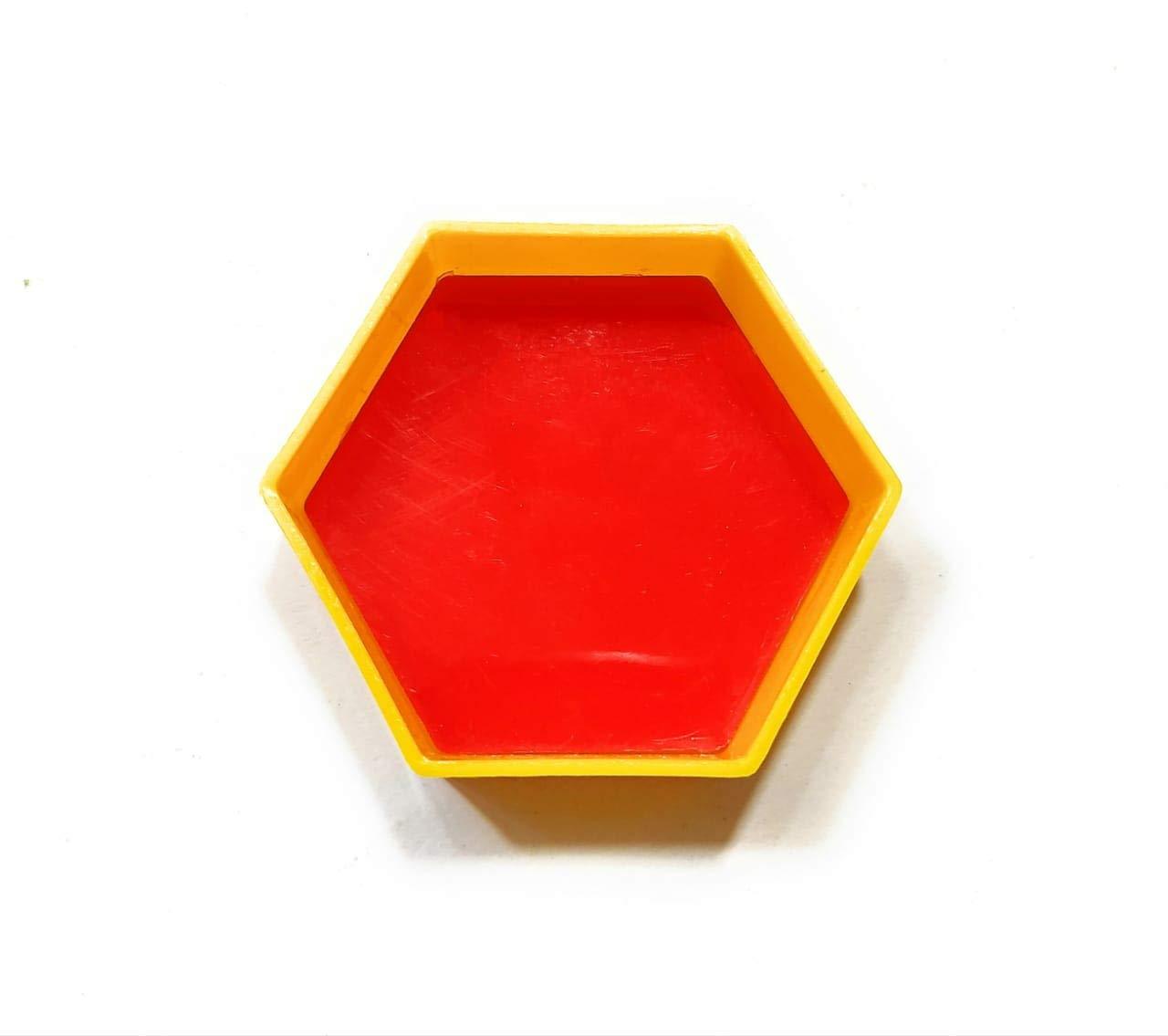 4 Shape Cookie Cutters - Heart, Round, Star, Flower (Pack of 4)