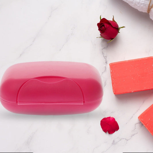 Travel Soap Case Box Plastic Soap Box With Cover Waterproof Leakproof Soap Dish For Bathroom  Travel Use (1pc) - Happy Price - Image 1