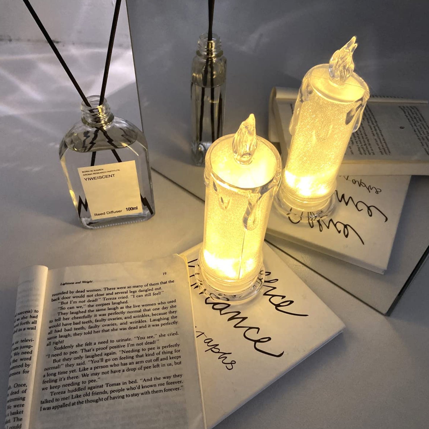 LED Tea Light Candle - Safe & Flameless Decorative Light (1 Pc) - Happy Price - Image 3