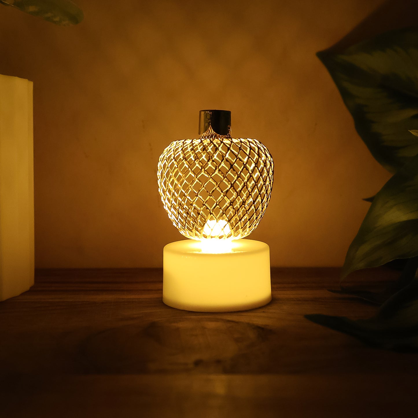 Decorative Apple Shape LED Tealight Candles - Set of 12 Flameless Lights - Happy Price - Image 5