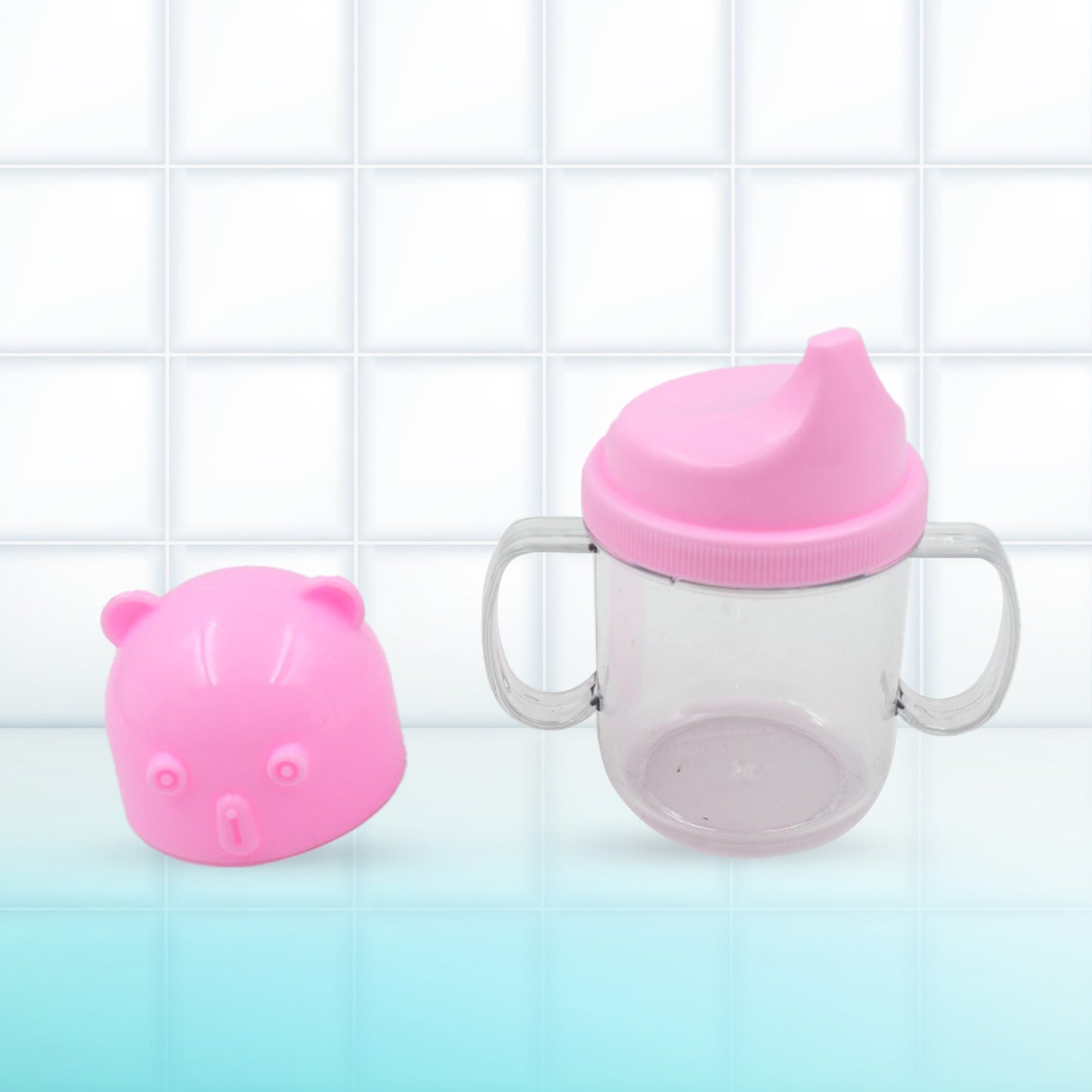 Baby Milk Mug Sippy Cup Baby Mug Leakproof Mug For Kids Lightweight Nursing Dishwasher Safe Mug (250 Ml  1 Pc) - Happy Price - Image 3