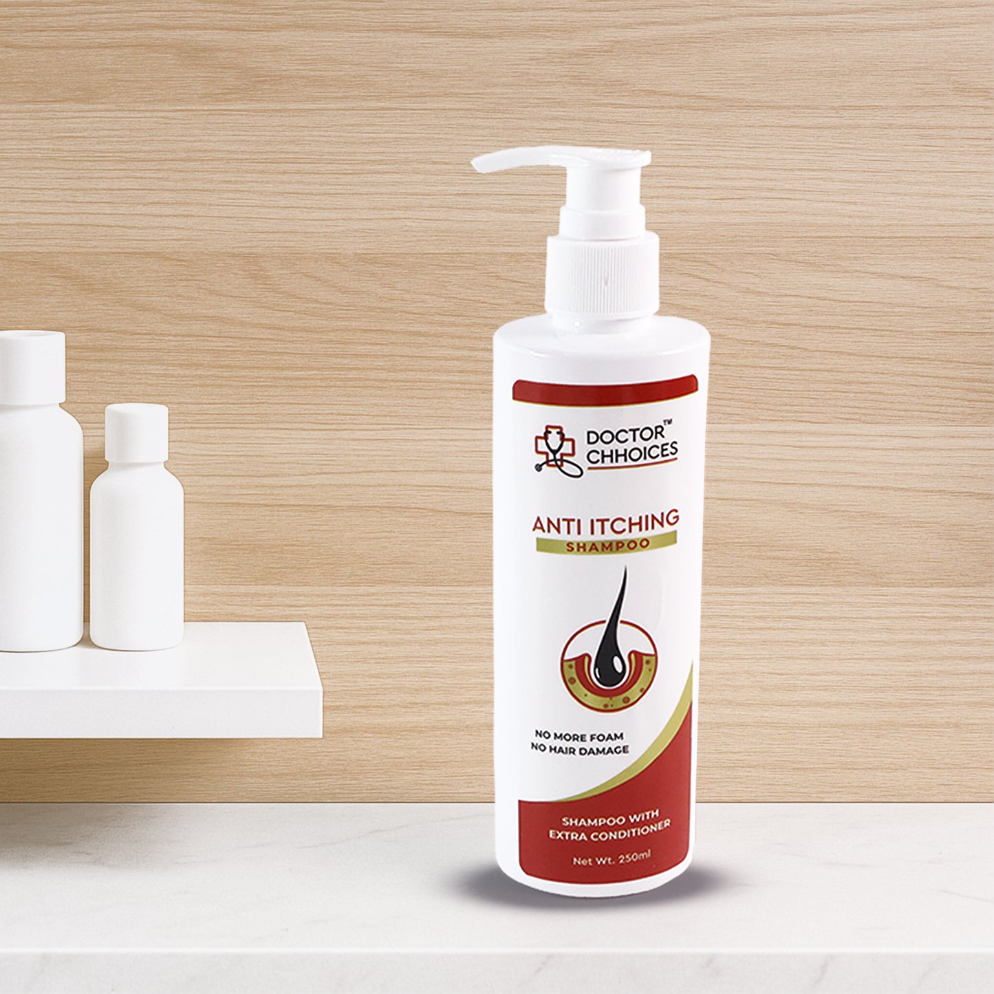 Doctor Chhoices Anti-Itching Shampoo with Conditioner, 250ml