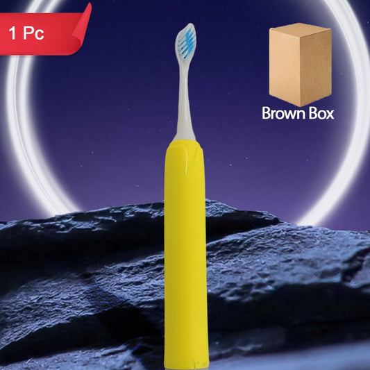 Adult Waterproof Electric Toothbrush 1 Head Battery Operated Toothbrush (1 Pc  Battery Not Included) - Happy Price - Image 1