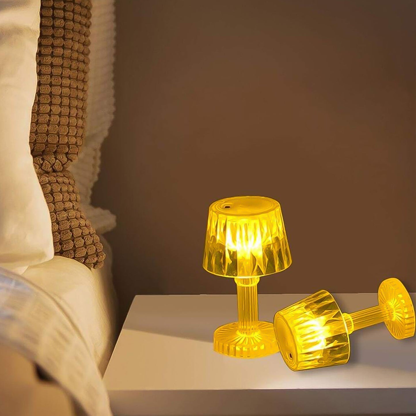 Small LED Candle Lamp - Portable Plastic Table Light (1 Pc) - Happy Price - Image 3