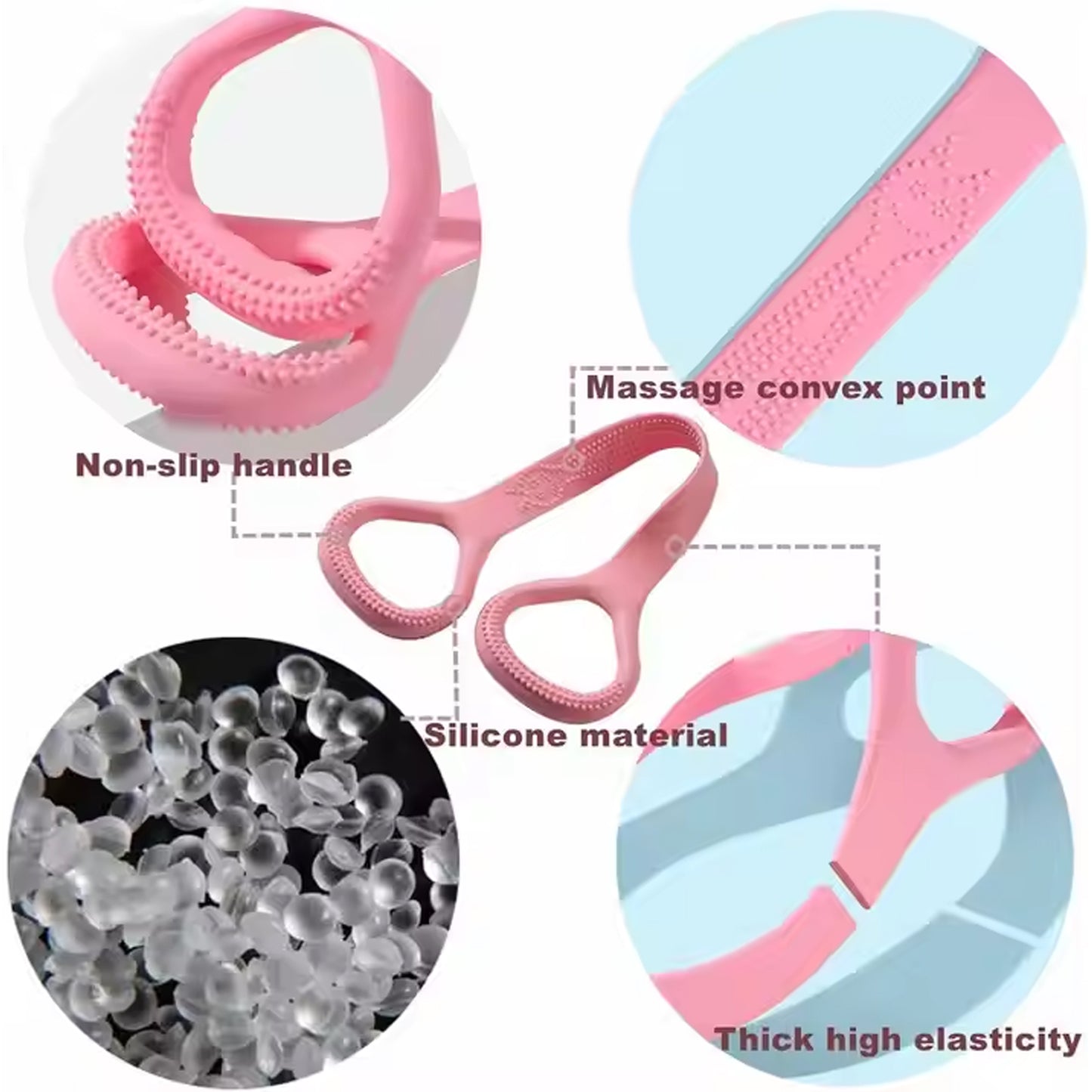 Silicone Resistance Bands Fitness Elastic Stretch (1 Pc) - Happy Price - Image 4