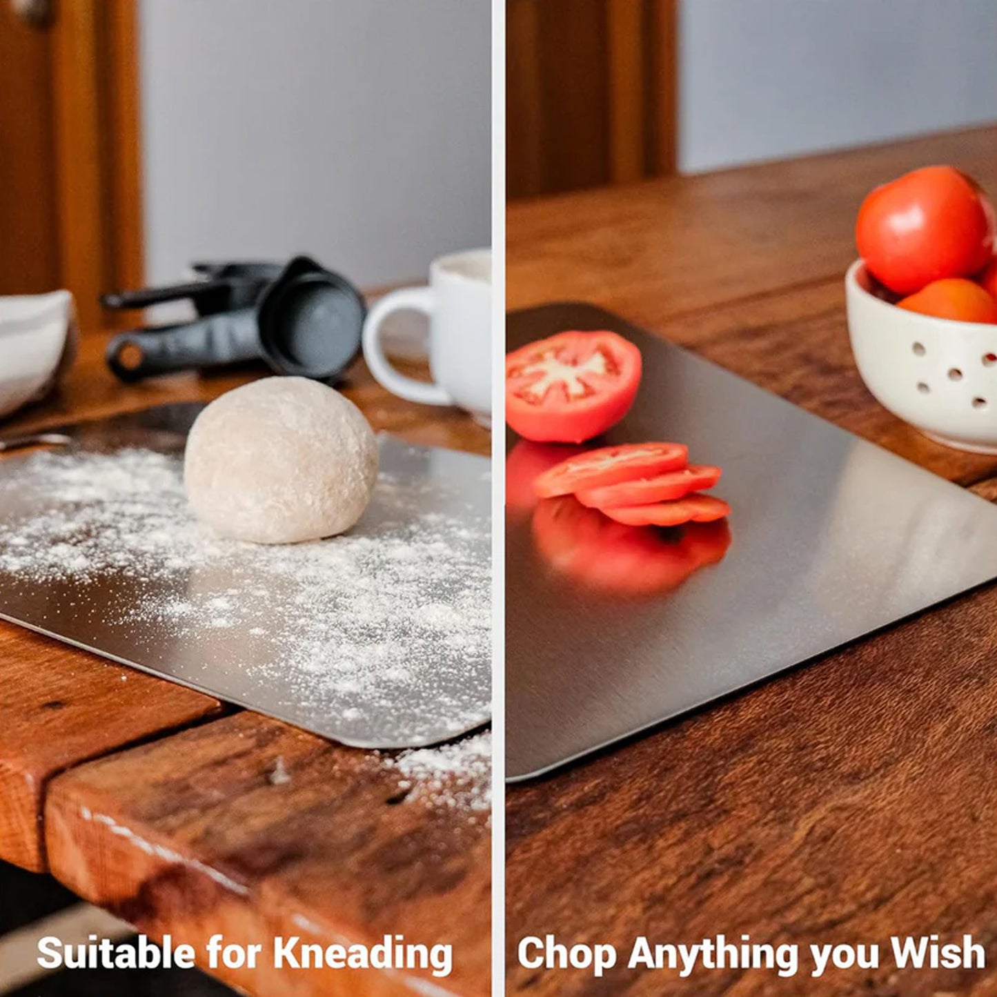 Apex Large Stainless Steel Chopping Board 260x360mm - 1 Pc - Happy Price - Image 5