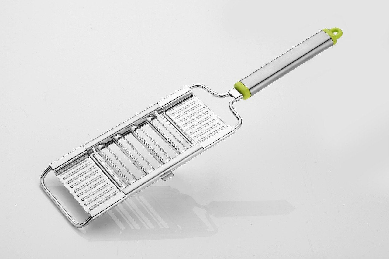 6 In 1 Stainless Steel Kitchen Chips Chopper Cutter Slicer And Grater With Handle - Happy Price - Image 2