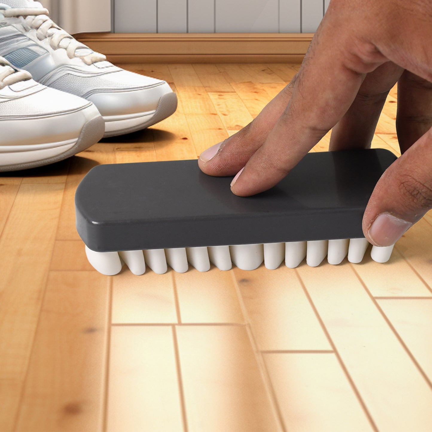 Shoe Cleaning Brush For Shoes  Boot Rubber Brush (1 Pc) - Happy Price - Image 4