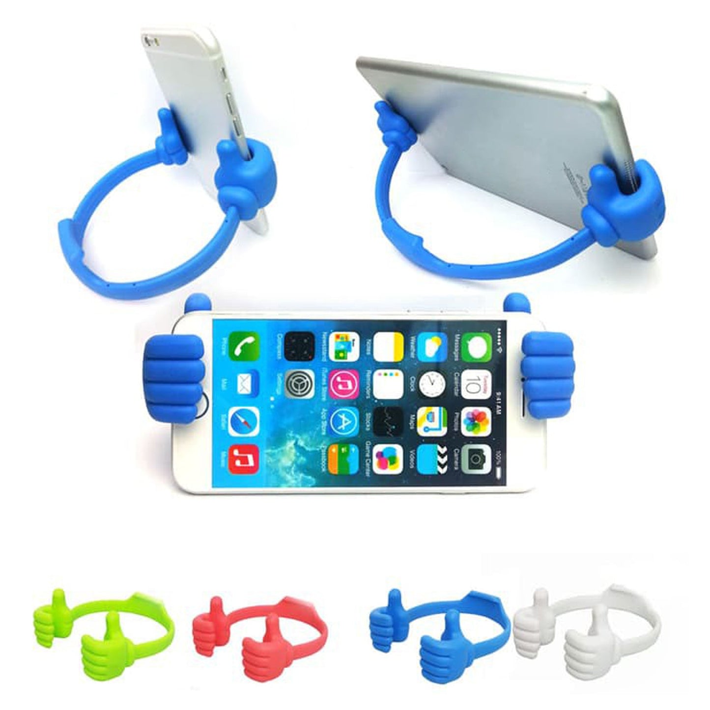 4 Pc Hand Shape Mobile Stand Used In All Kinds Of Places Including Household And Offices As A Mobile Supporting Stand. - Happy Price - Image 5