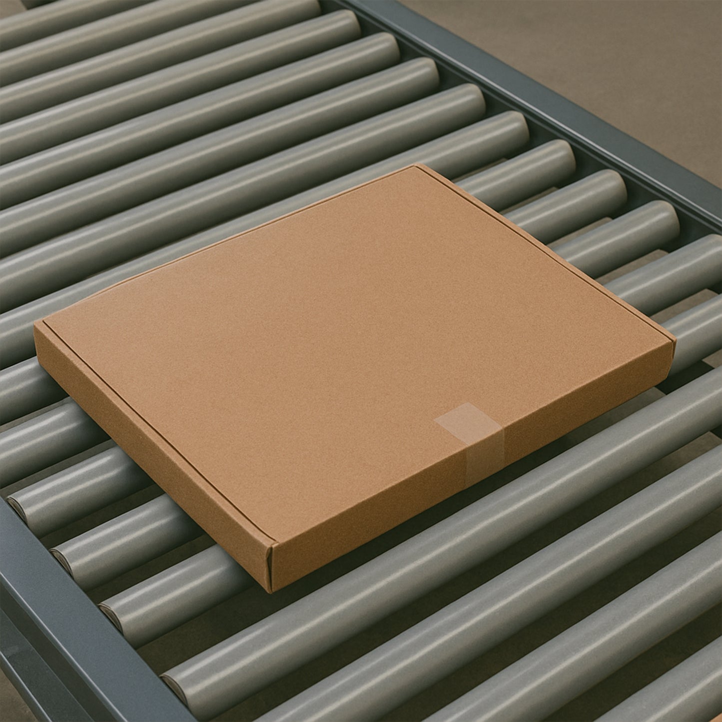 Durable Brown Corrugated Box for Secure Packaging - 44x37x4 cm, 1 Pc