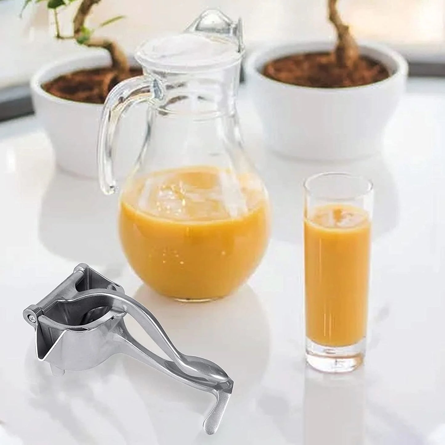 Manual Aluminium Metal Fruit Press Juicer  ( Brown Box ) - Happy Price - Image 7