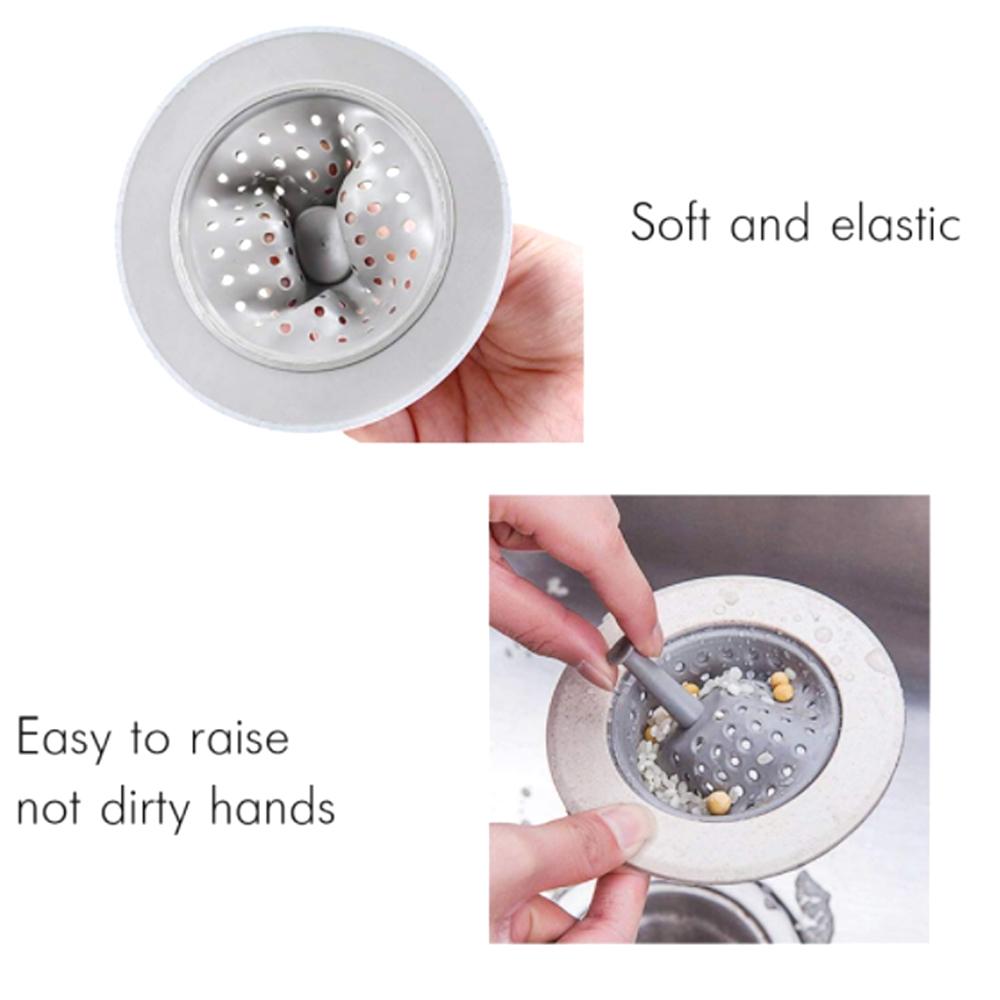 Silicon Sink Strainer Kitchen Drain Basin Basket Sink Drainer - Happy Price - Image 5