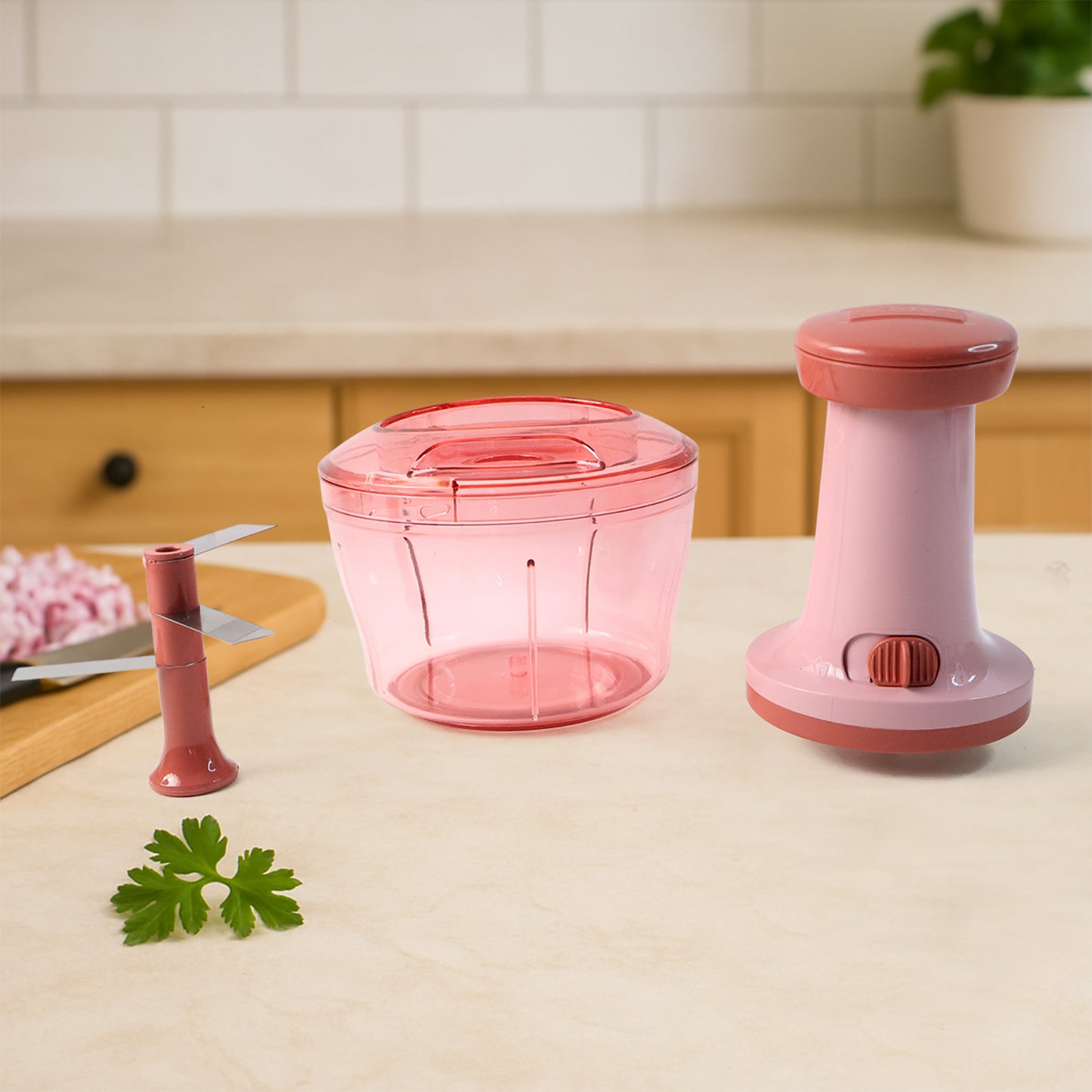 Apex Manual Vegetable and Fruit Chopper, 800 ML Capacity - Happy Price - Image 6