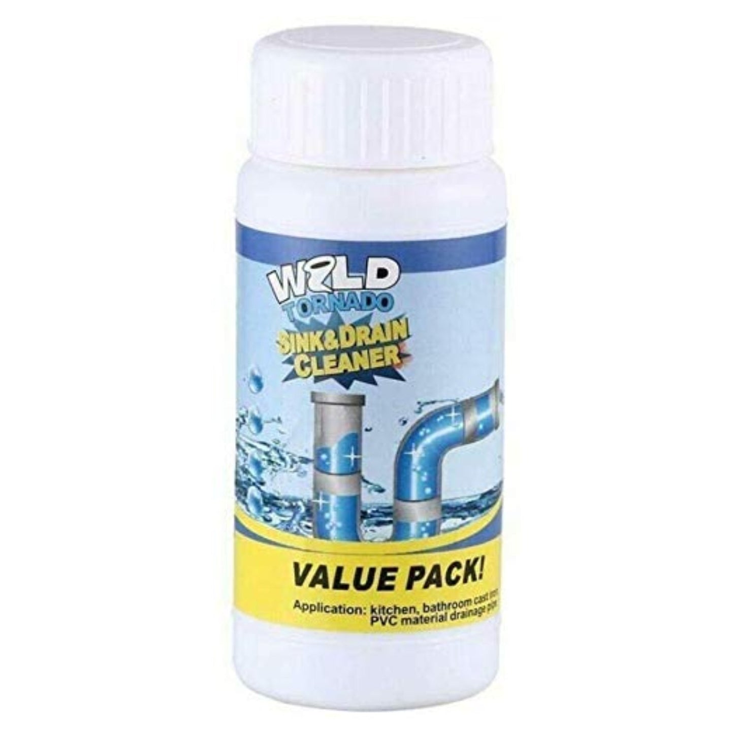 Powerful Sink And Drain Cleaner Portable Powder Cleaning Tool Super Clog Remover Chemical Powder Agent For Kitchen Toilet Pipe Dredging (110 Gm) - Happy Price - Image 4