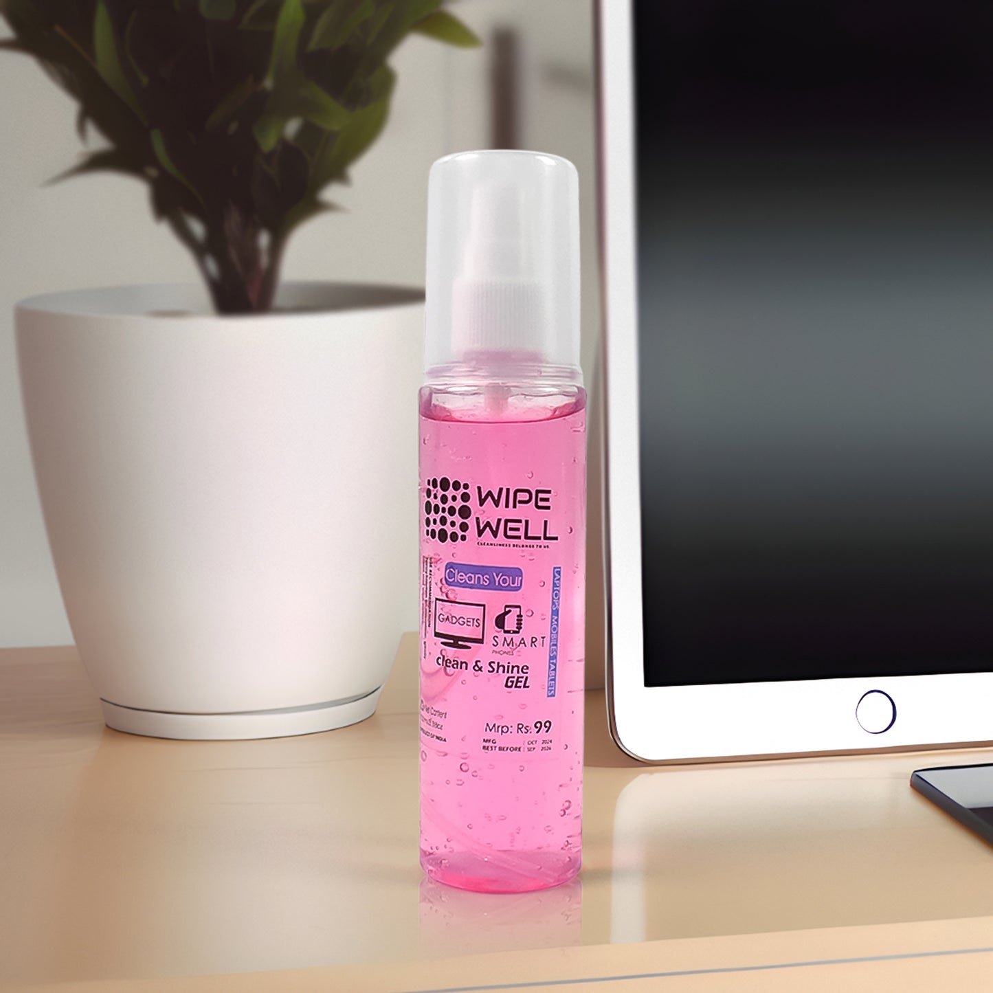 Liquid Gadget Gel Solution To Clean Mobile  Laptop Screen (100 Ml) - Happy Price - Image 2