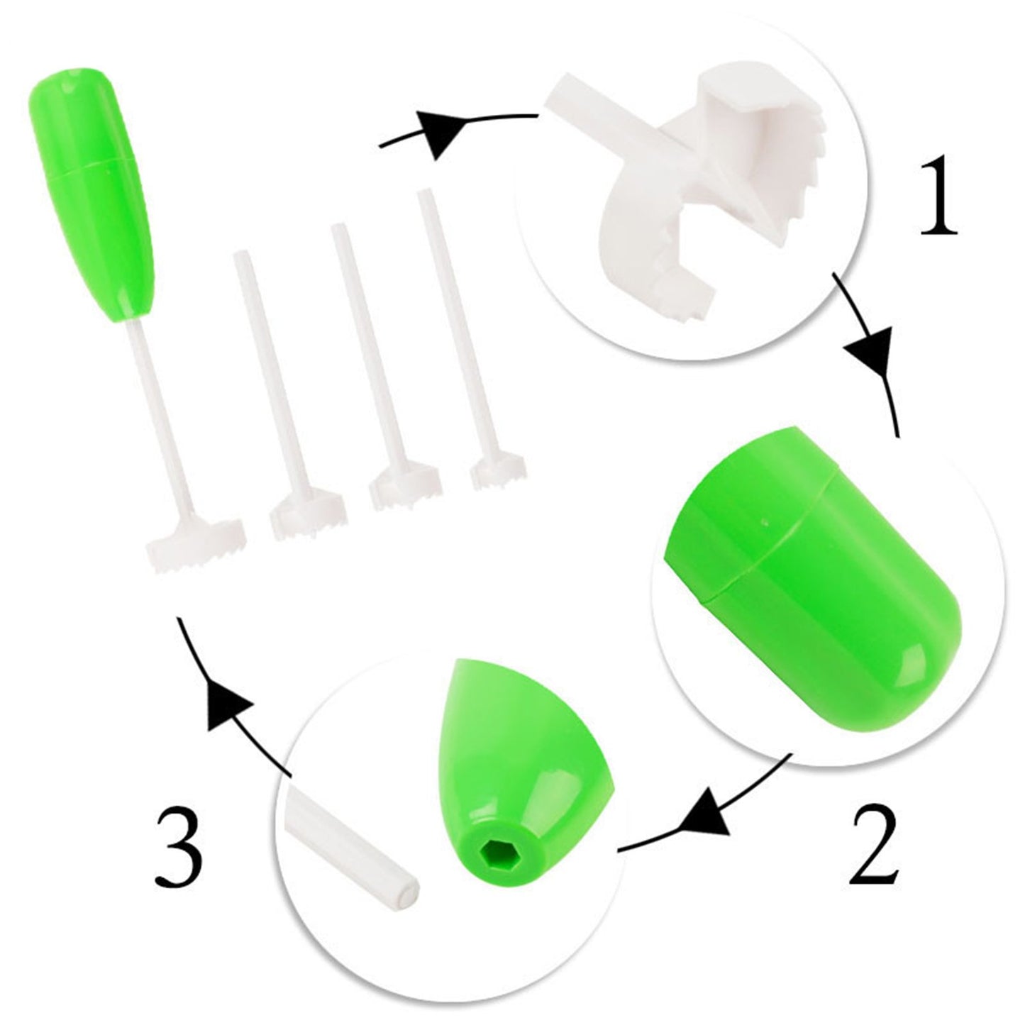Veg Drill Vegetable Spiralizer Digging For Stuffed Vegetables - Happy Price - Image 6