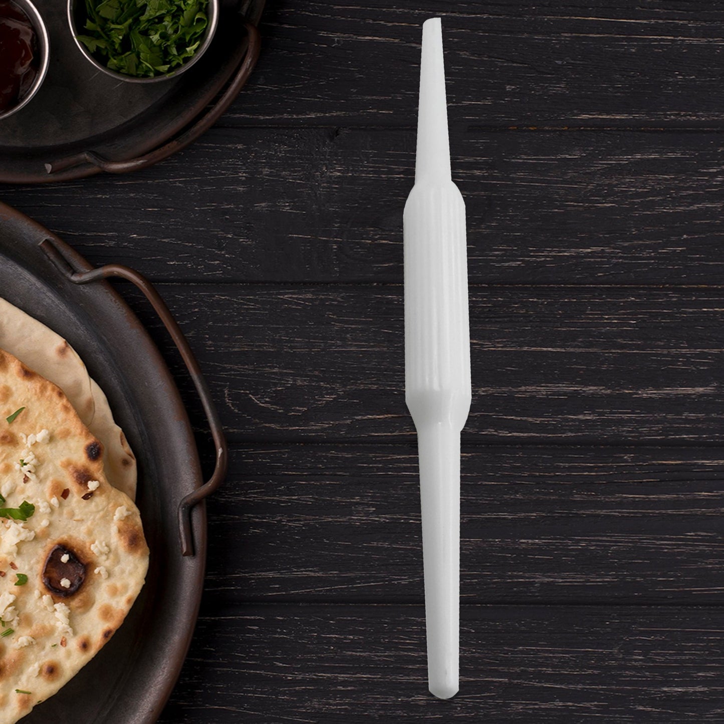 HappyPrice Virgin Plastic Roti Rolling Pin (Belan) - 1 Pc - Happy Price - Image 2